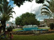 Image of the water fountain on Main St