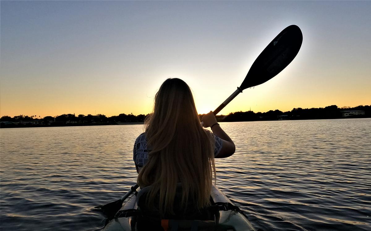 Kayaking at Lake Verona, Avon Park FL