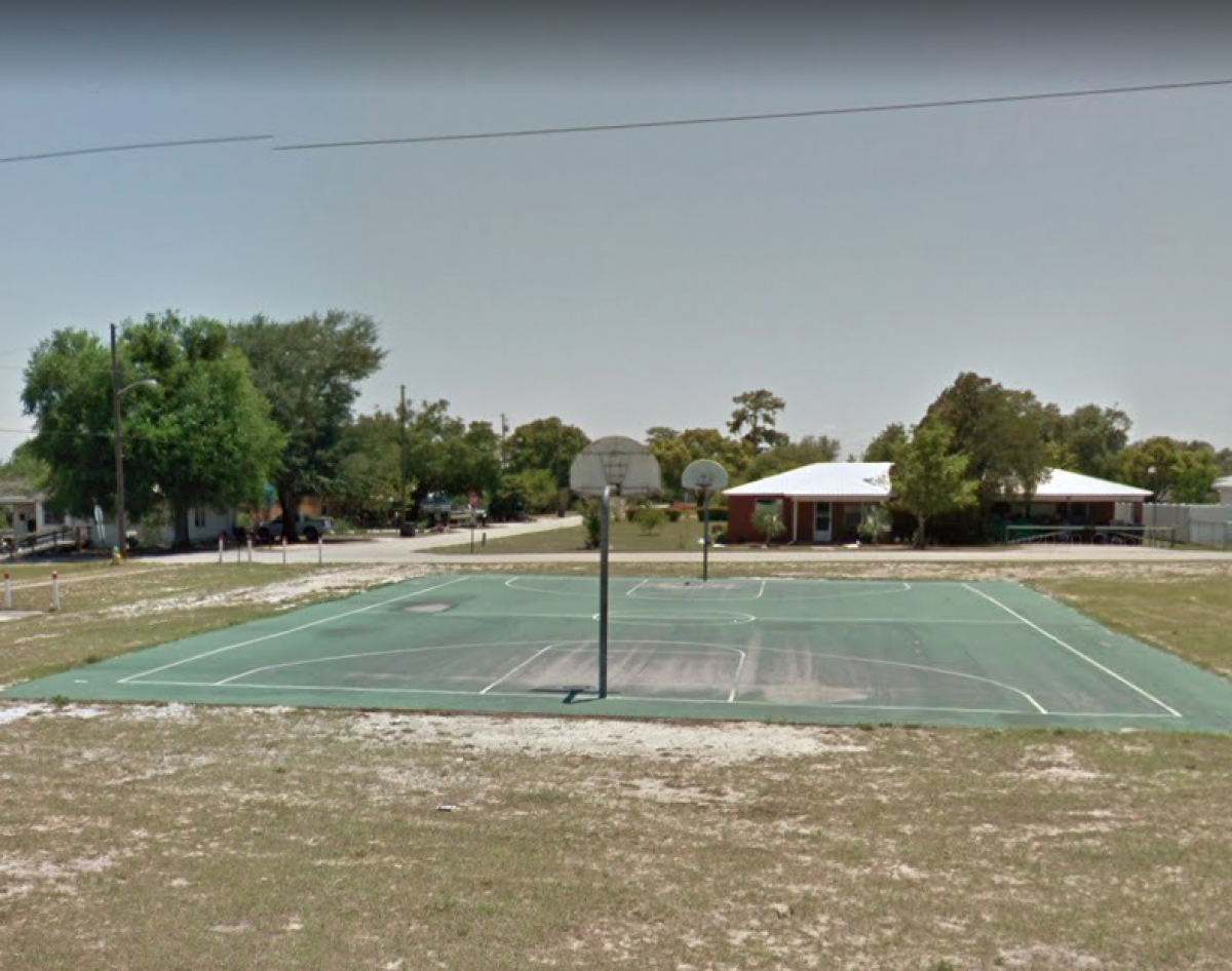 Basketball Court picture located by Glenwood Ave
