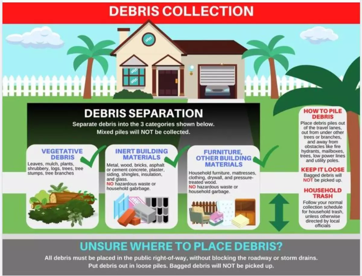 Image Infographic Debris Collection
