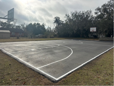 MLK Basketball court upgrades