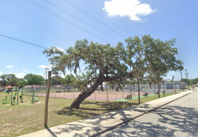 Tennis Court by Donaldson Park